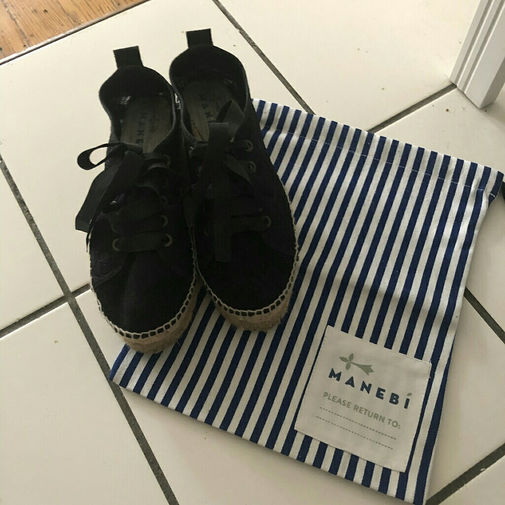 manebi lace sneakers 39/8